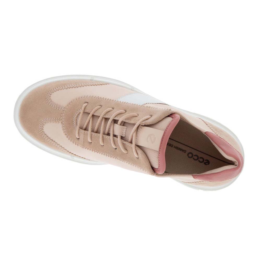 Ecco Soft X Retro-inspired Fritidssko Dame Rosa Brune | NO 85YXF